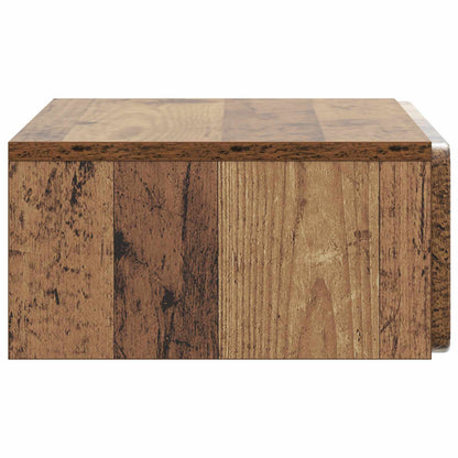 vidaXL Wall-Mounted Side Table Wall-mounted Old Wood 59 x 34.5 x 17 cm