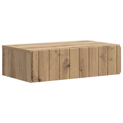 vidaXL Wall-Mounted Side Table 59 x 34.5 x 17 cm Engineered Wood