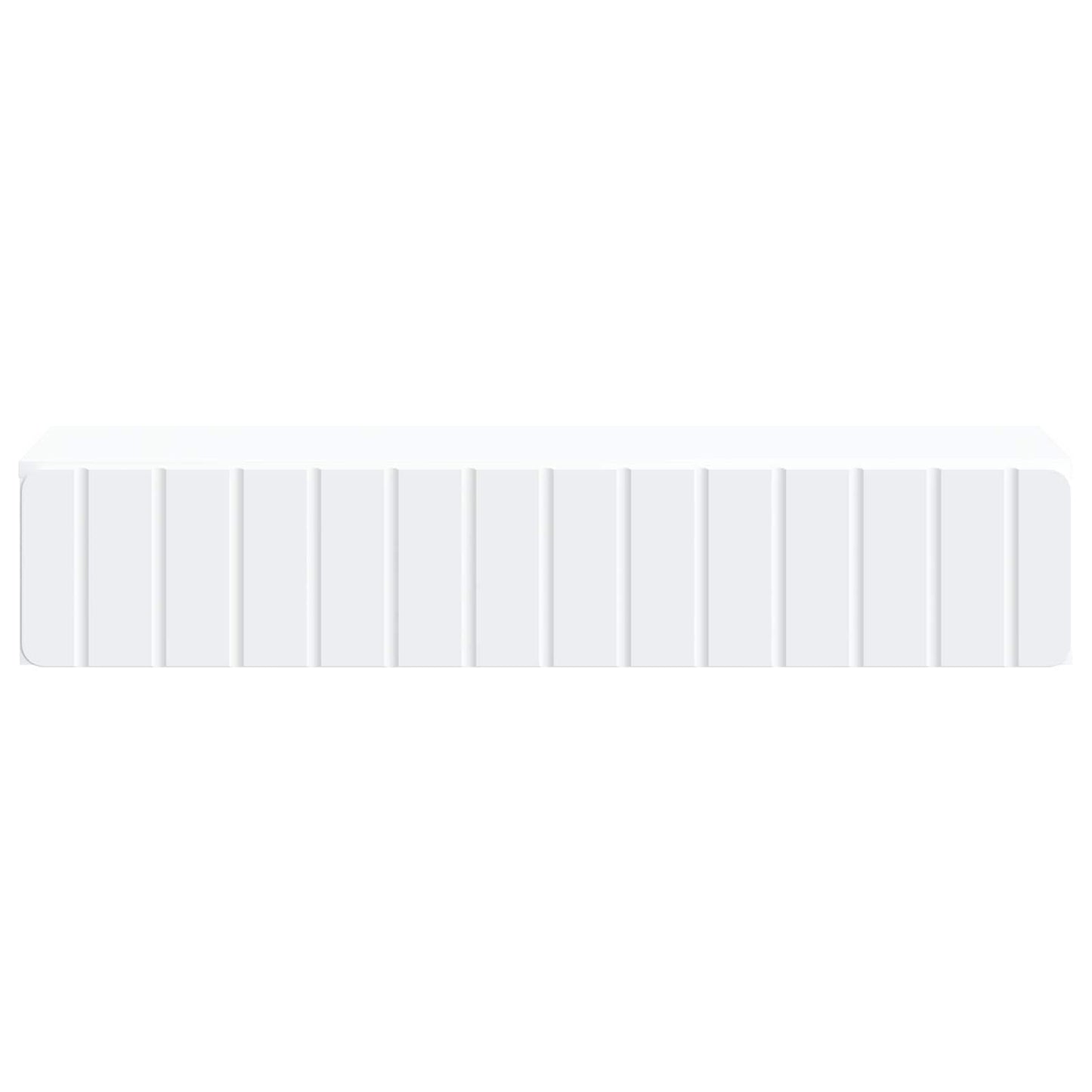 vidaXL Wall-Mounted Side Table Wall-mounted White 87.5 x 34.5 x 17 cm