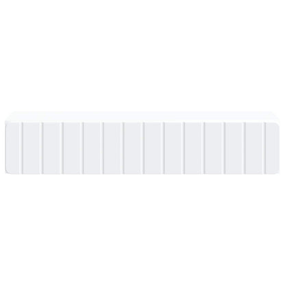 vidaXL Wall-Mounted Side Table Wall-mounted White 87.5 x 34.5 x 17 cm