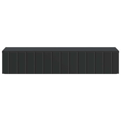 vidaXL Wall-Mounted Side Table Wall-mounted Black 87.5 x 34.5 x 17 cm
