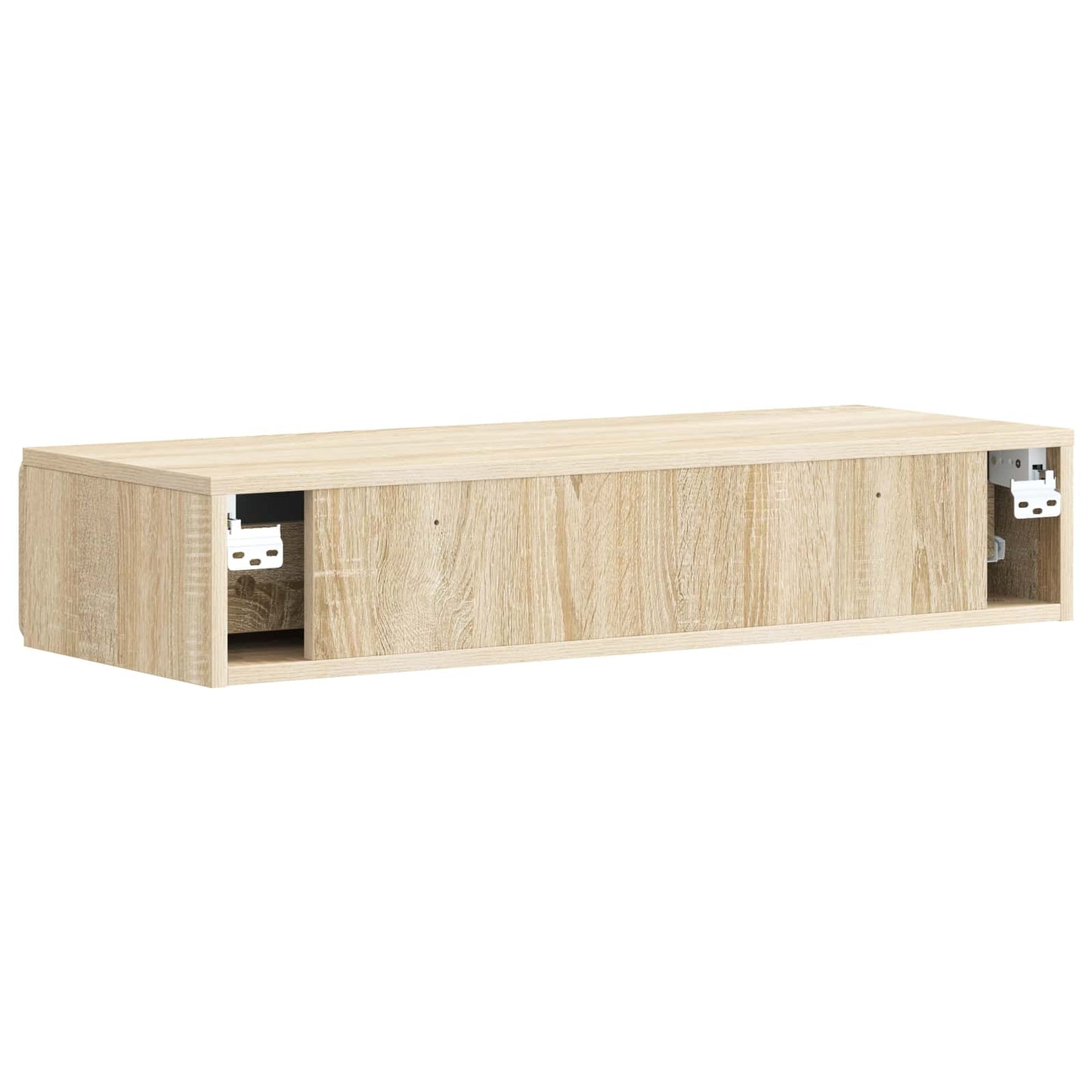 vidaXL Wall-Mounted Side Table Sonoma Oak 87.5 x 34.5 x 17 cm