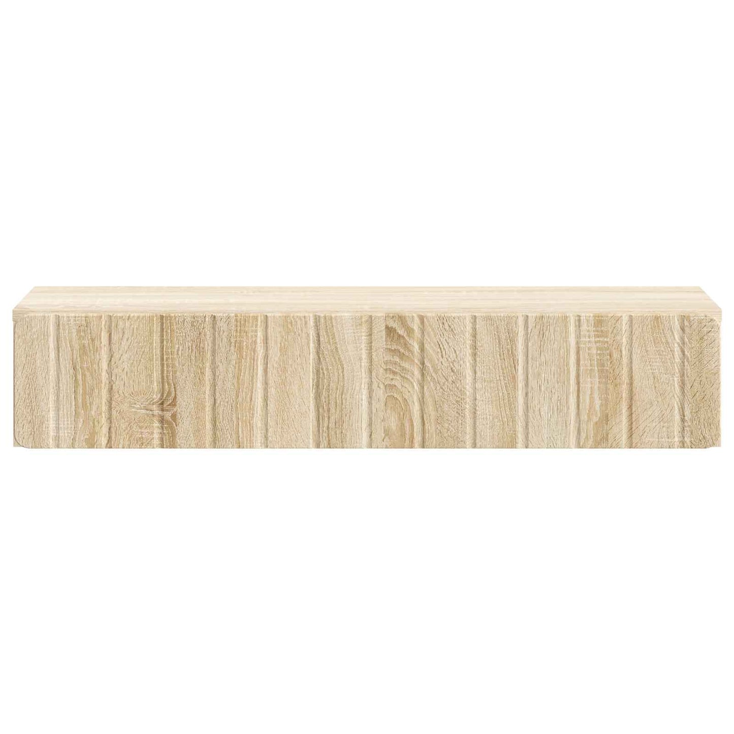 vidaXL Wall-Mounted Side Table Sonoma Oak 87.5 x 34.5 x 17 cm