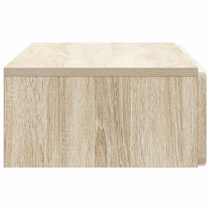 vidaXL Wall-Mounted Side Table Sonoma Oak 87.5 x 34.5 x 17 cm