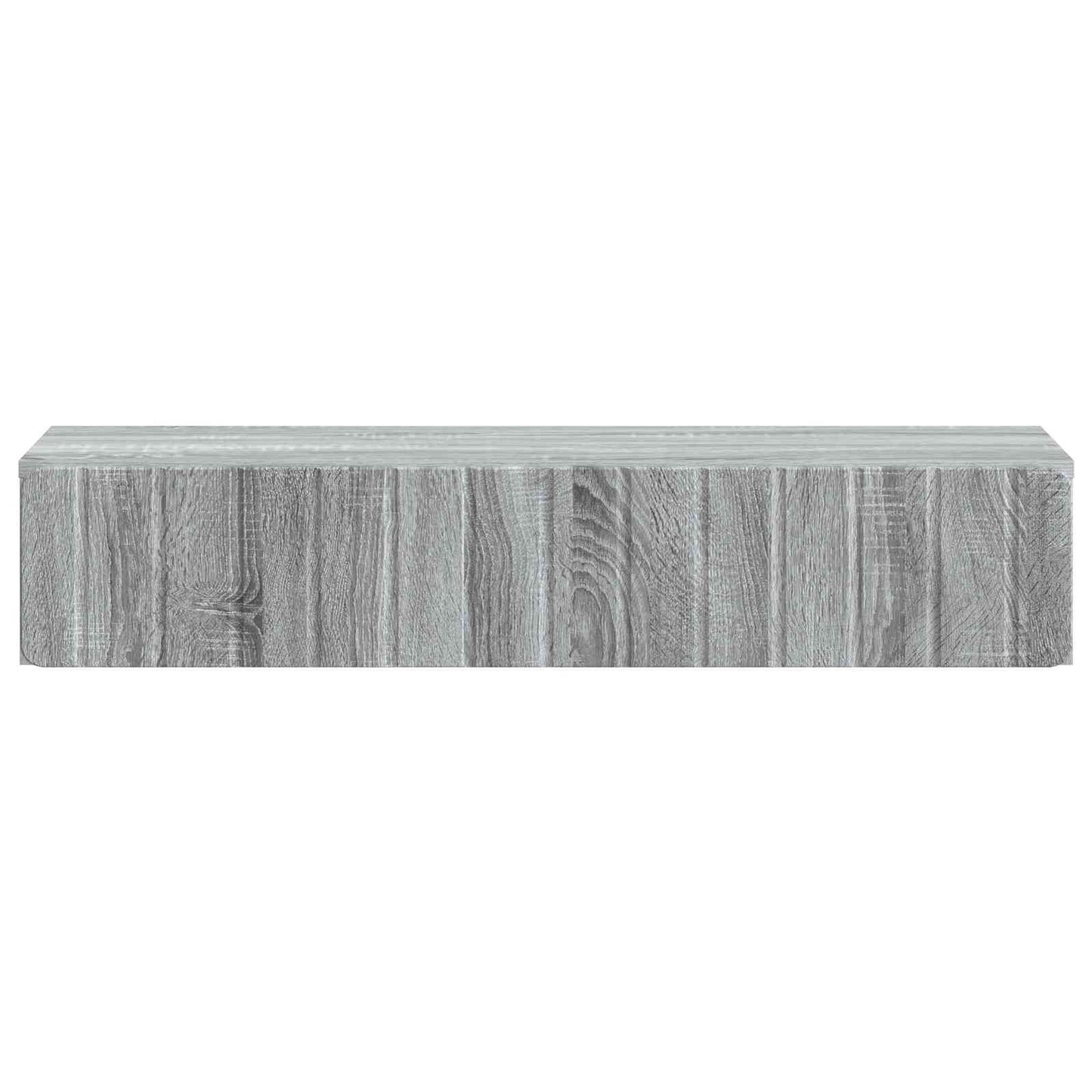 vidaXL Wall-Mounted Side Table Grey Sonoma 87.5 x 34.5 x 17 cm