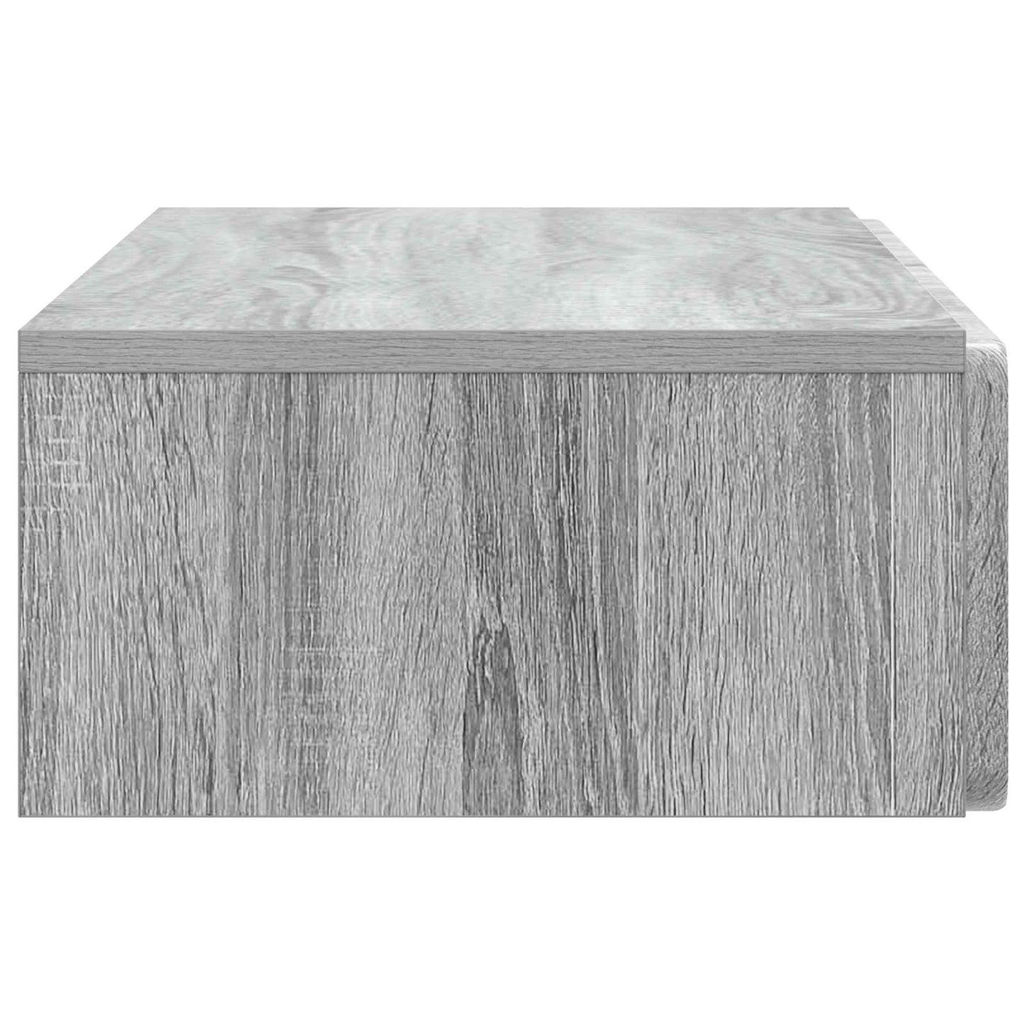 vidaXL Wall-Mounted Side Table Grey Sonoma 87.5 x 34.5 x 17 cm