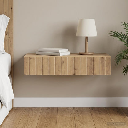 vidaXL Wall-Mounted Side Table 87.5 x 34.5 x 17 cm Engineered Wood