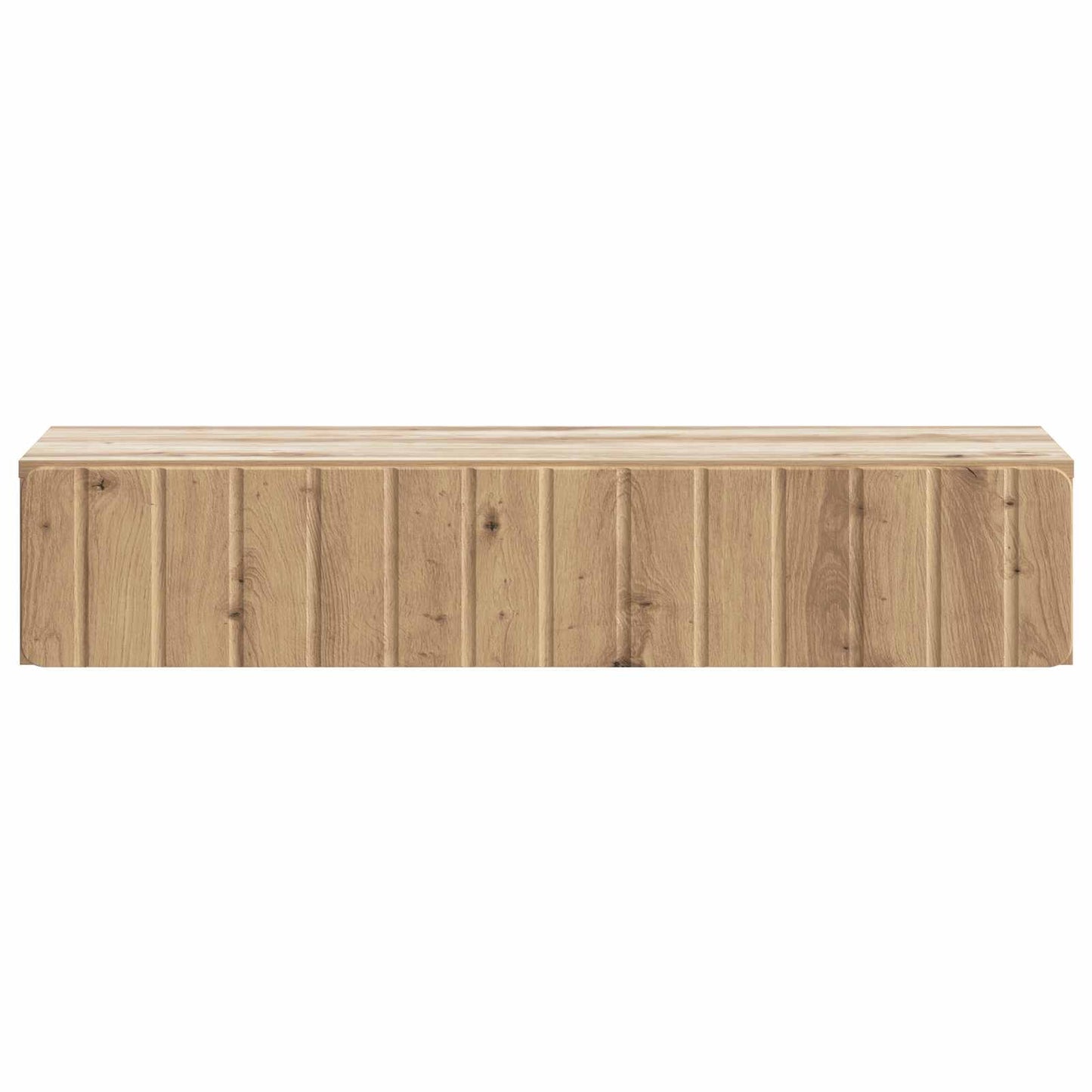 vidaXL Wall-Mounted Side Table Artisan Oak 87.5 x 34.5 x 17 cm