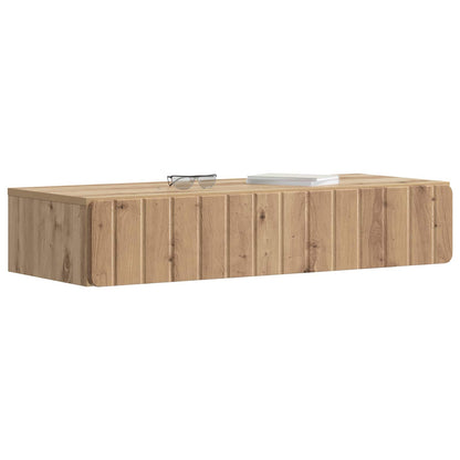 vidaXL Wall-Mounted Side Table 87.5 x 34.5 x 17 cm Engineered Wood