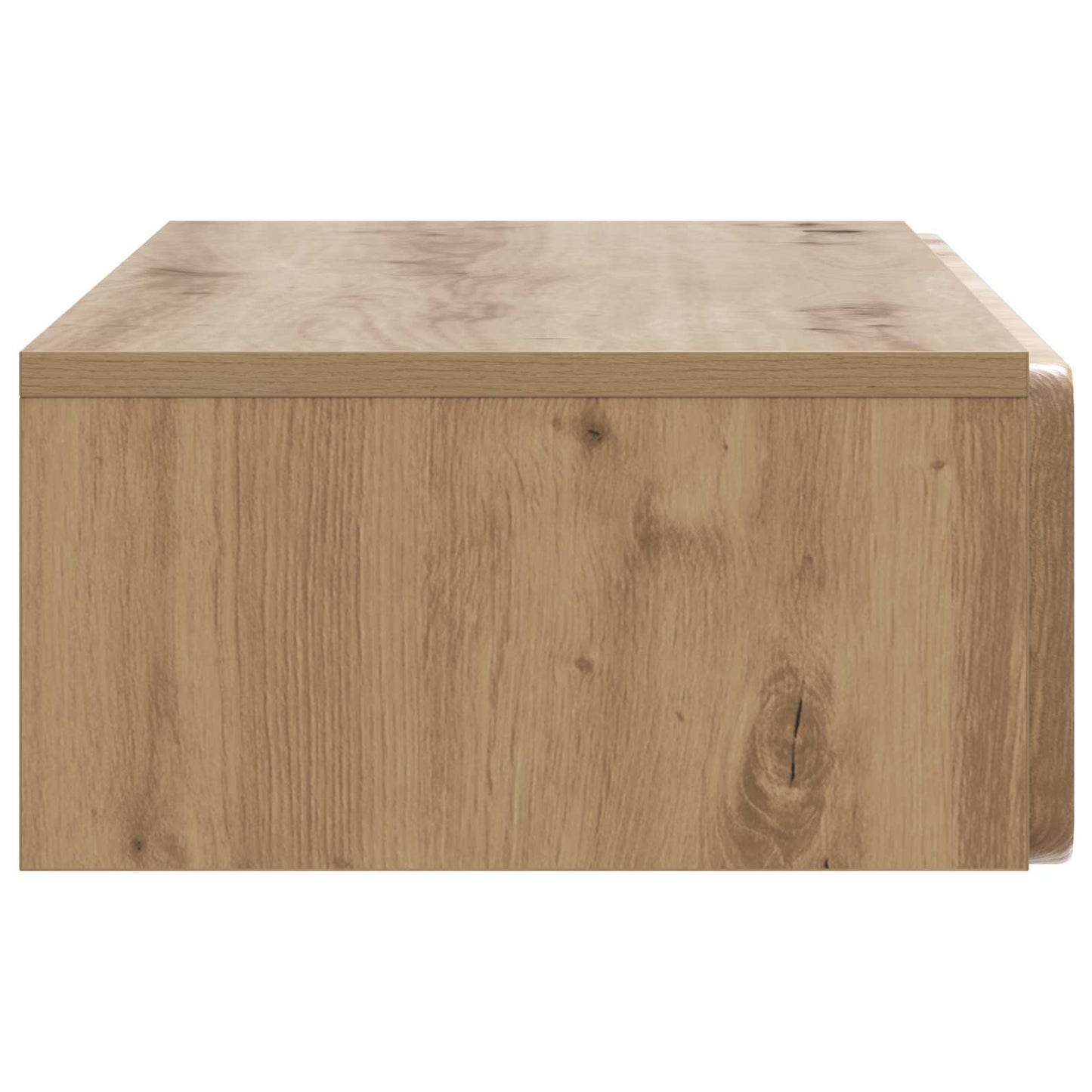 vidaXL Wall-Mounted Side Table Artisan Oak 87.5 x 34.5 x 17 cm