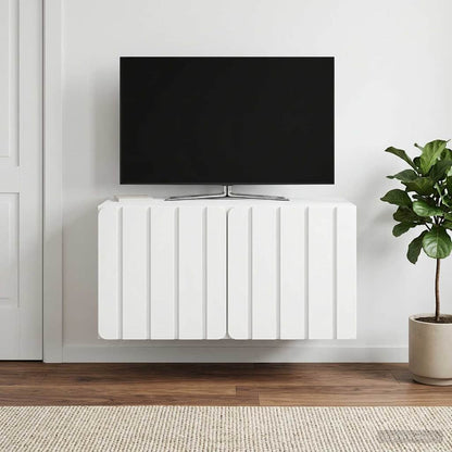 vidaXL Wall-Mounted TV Cabinet 59.5 x 41 x 30 cm White Engineered Wood