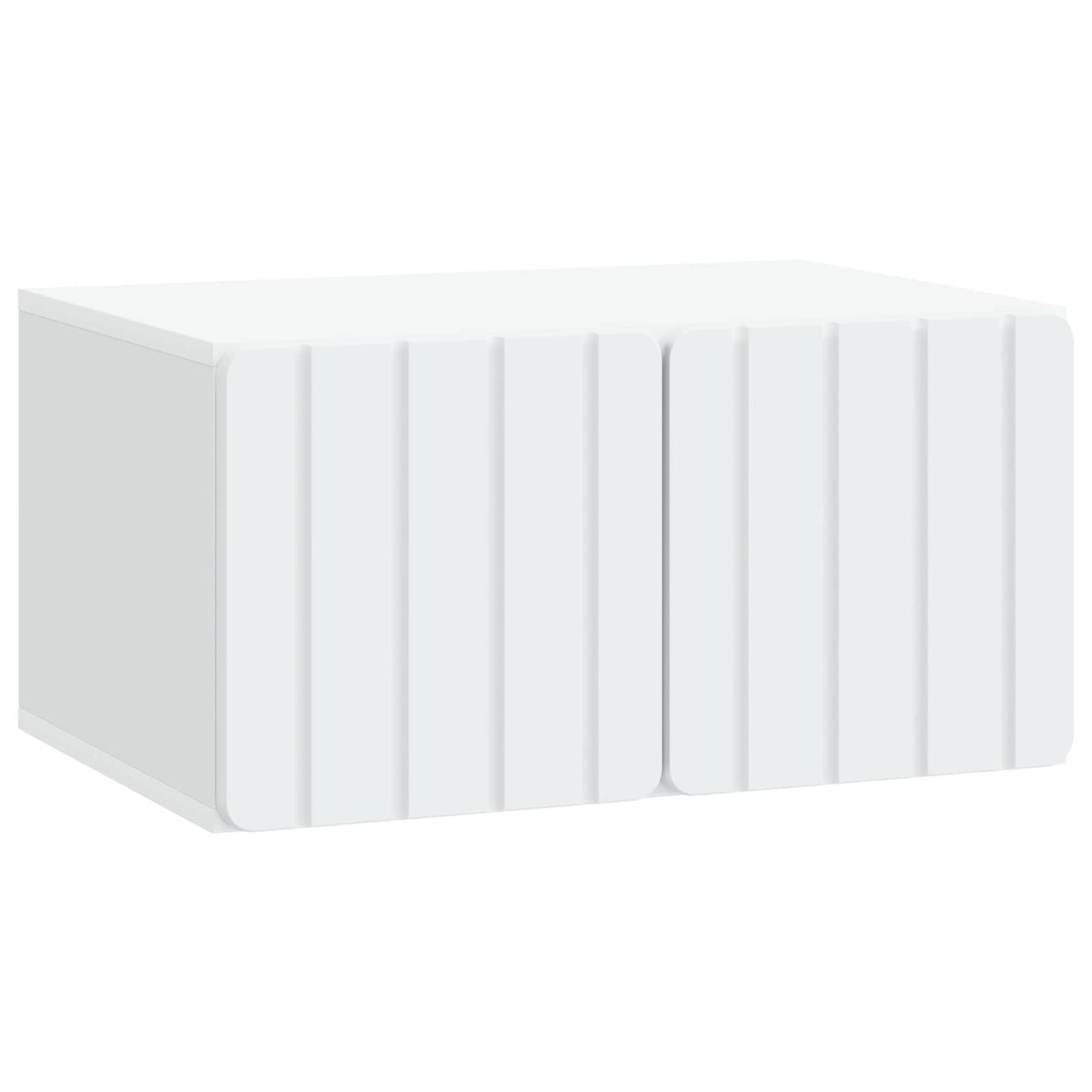 vidaXL Wall-Mounted TV Cabinet White 59.5 x 41 x 30 cm Engineered Wood