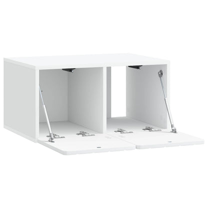 vidaXL Wall-Mounted TV Cabinet White 59.5 x 41 x 30 cm Engineered Wood
