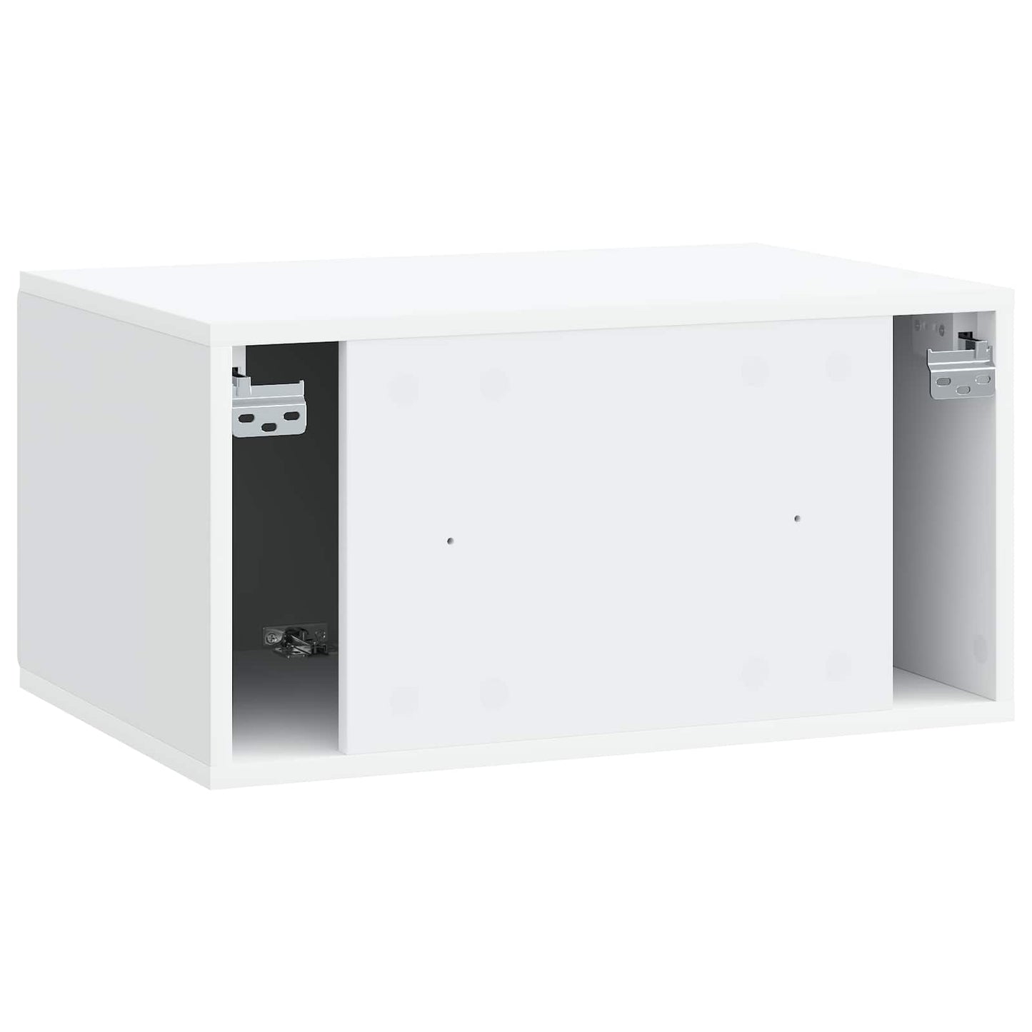 vidaXL Wall-Mounted TV Cabinet White 59.5 x 41 x 30 cm Engineered Wood