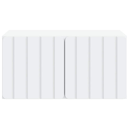 vidaXL Wall-Mounted TV Cabinet White 59.5 x 41 x 30 cm Engineered Wood