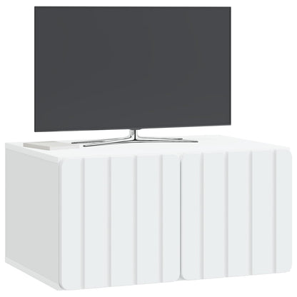 vidaXL Wall-Mounted TV Cabinet White 59.5 x 41 x 30 cm Engineered Wood