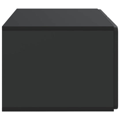 vidaXL Wall-Mounted TV Cabinet 59.5 x 41 x 30 cm Black Engineered Wood
