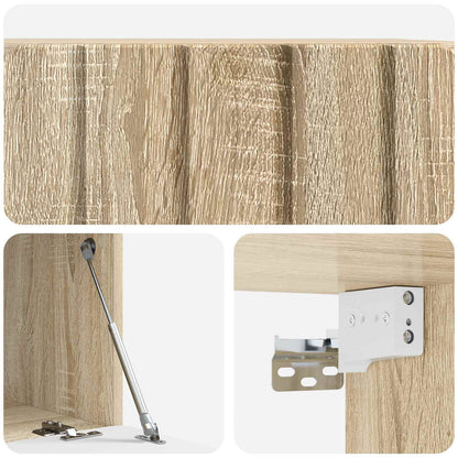 vidaXL Wall-Mounted TV Cabinet Sonoma Oak 59.5 x 41 x 30 cm