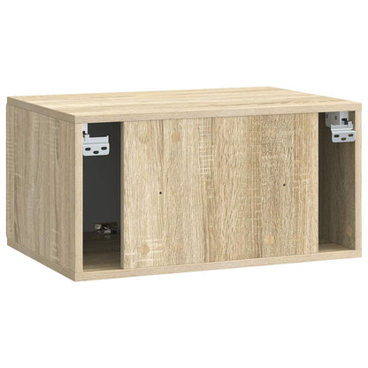 vidaXL Wall-Mounted TV Cabinet Sonoma Oak 59.5 x 41 x 30 cm