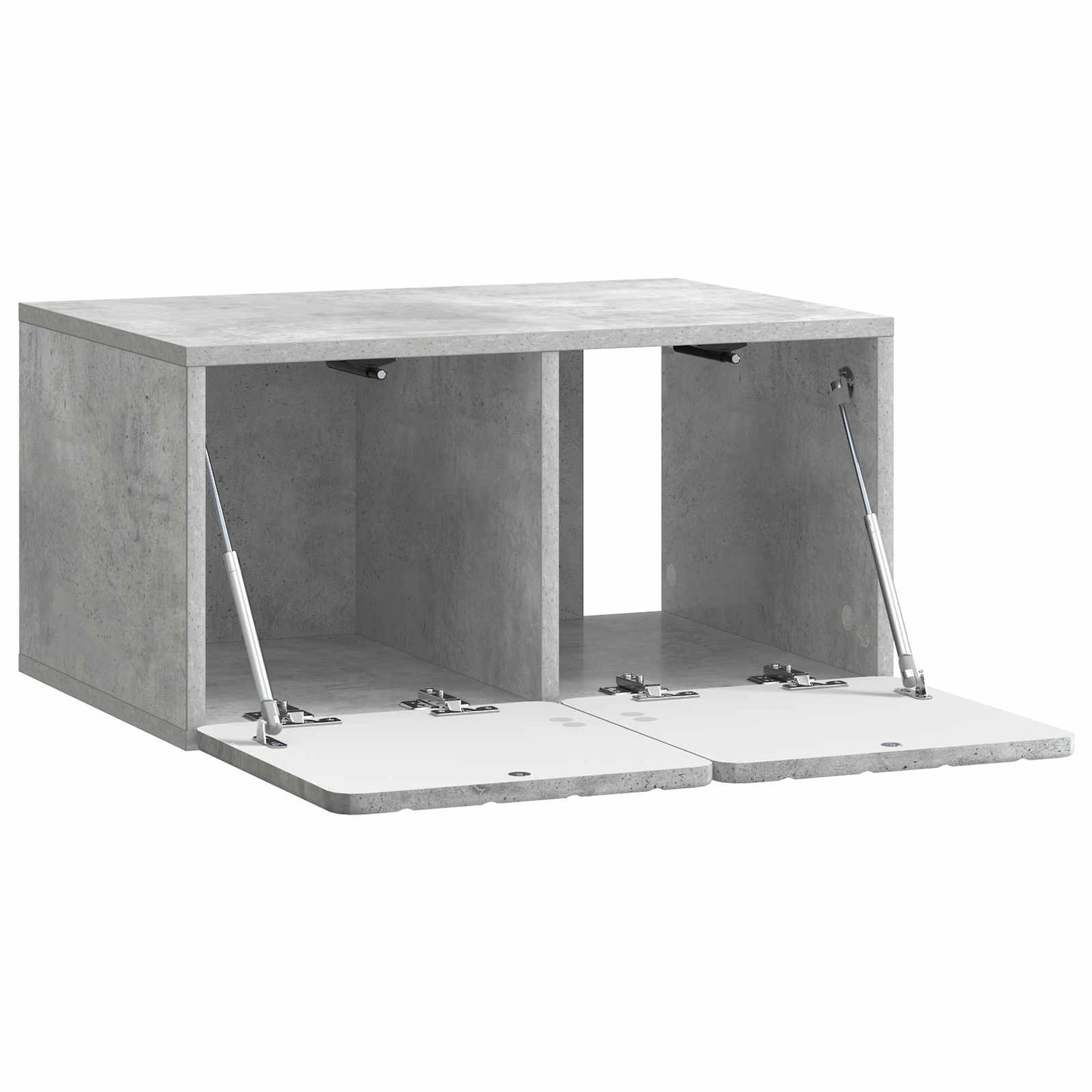 vidaXL Wall-Mounted TV Cabinet 59.5 x 41 x 30 cm Concrete Grey