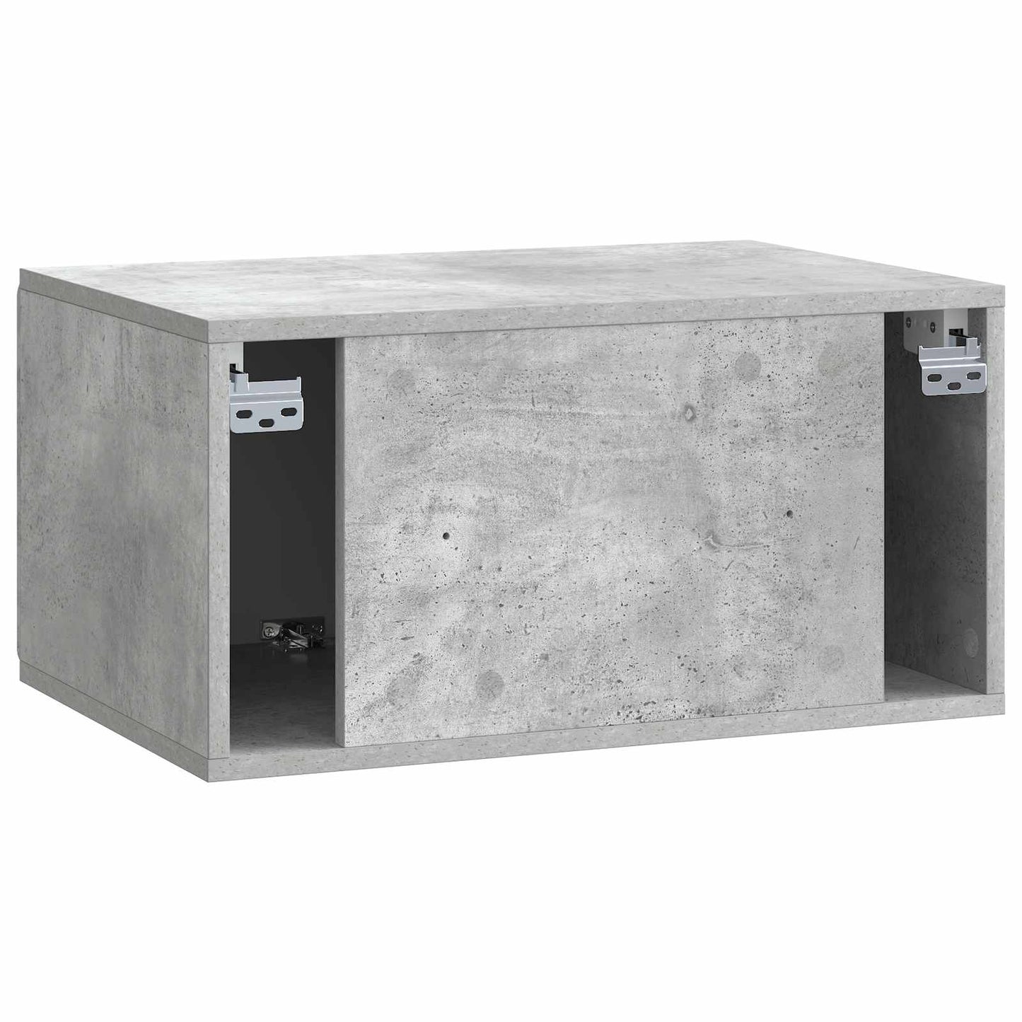 vidaXL Wall-Mounted TV Cabinet 59.5 x 41 x 30 cm Concrete Grey