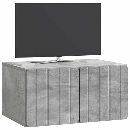 vidaXL Wall-Mounted TV Cabinet 59.5 x 41 x 30 cm Concrete Grey