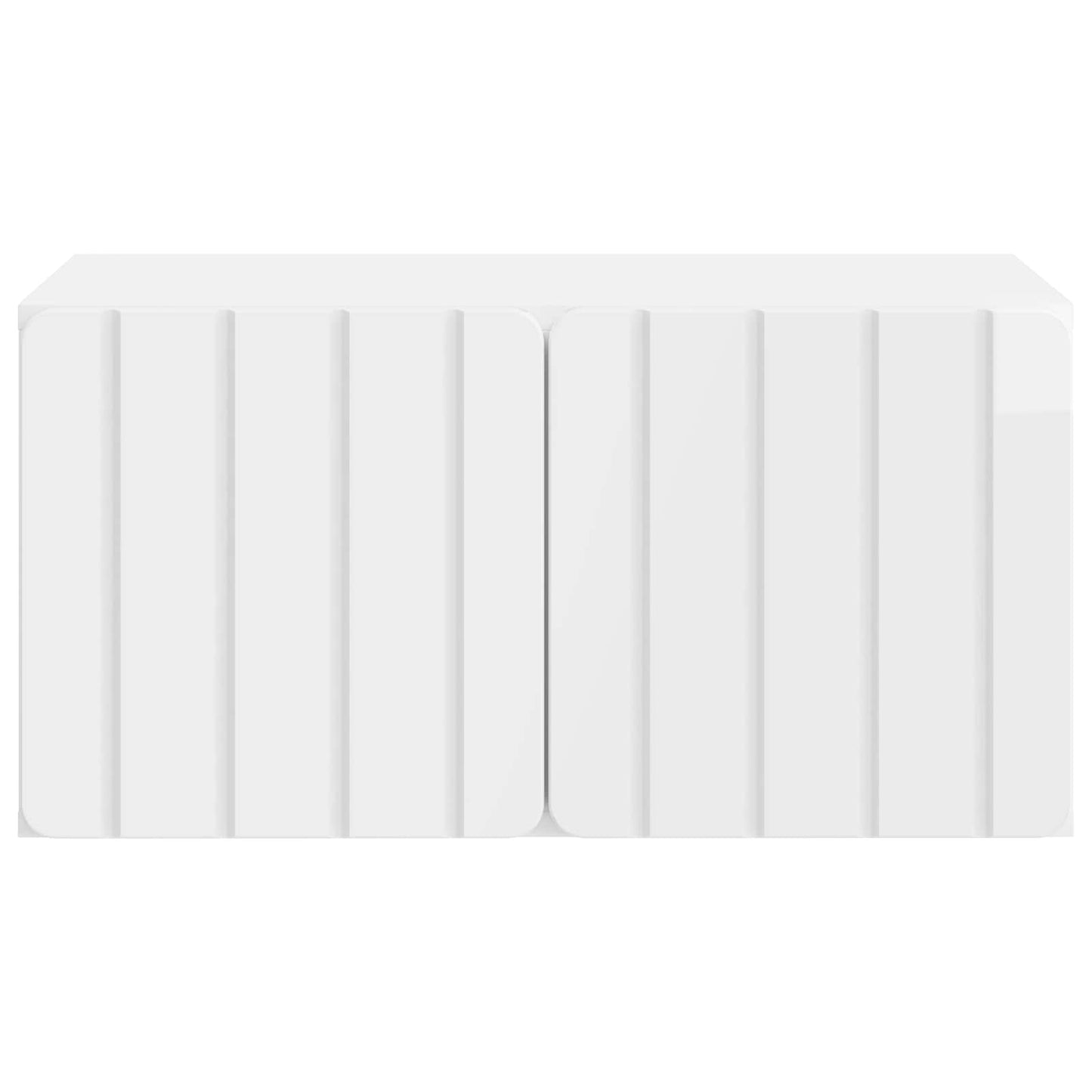 vidaXL Wall-Mounted TV Cabinet 59.5 x 41 x 30 cm High Gloss White