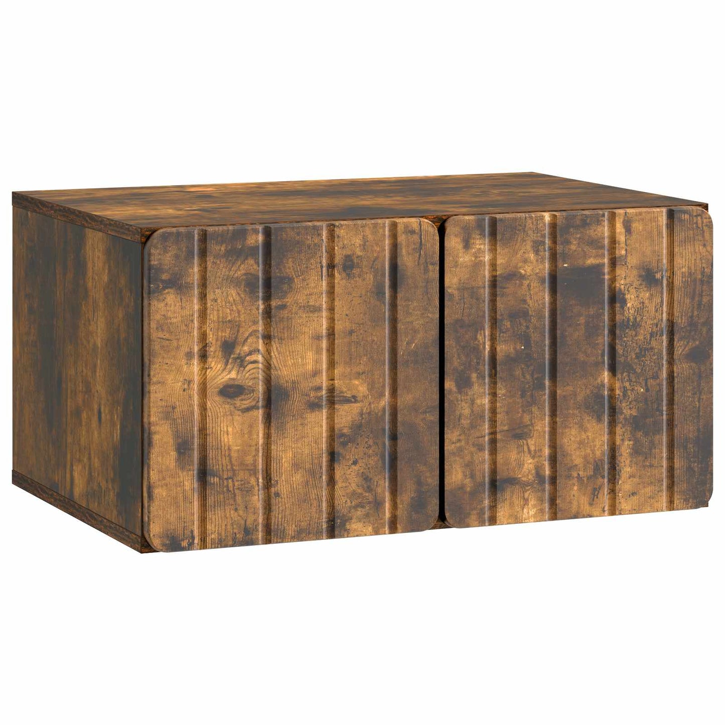 vidaXL Wall-Mounted TV Cabinet 59.5 x 41 x 30 cm Smoked Oak