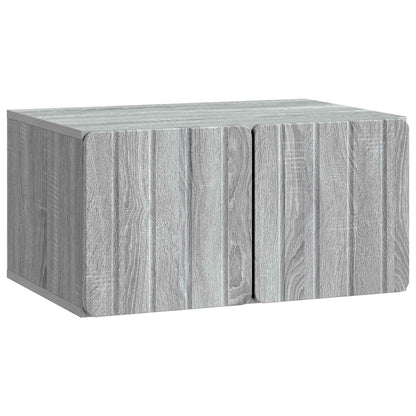 vidaXL Wall-Mounted TV Cabinet 59.5 x 41 x 30 cm Grey Sonoma