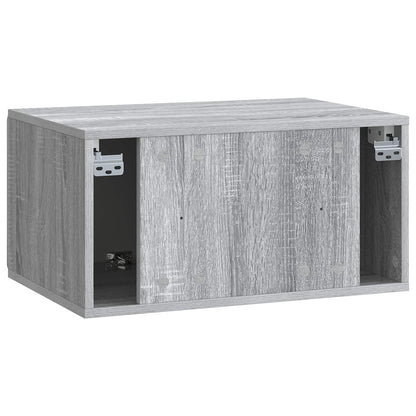 vidaXL Wall-Mounted TV Cabinet 59.5 x 41 x 30 cm Grey Sonoma