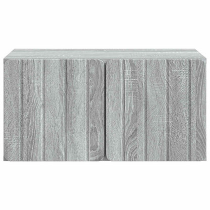 vidaXL Wall-Mounted TV Cabinet 59.5 x 41 x 30 cm Grey Sonoma