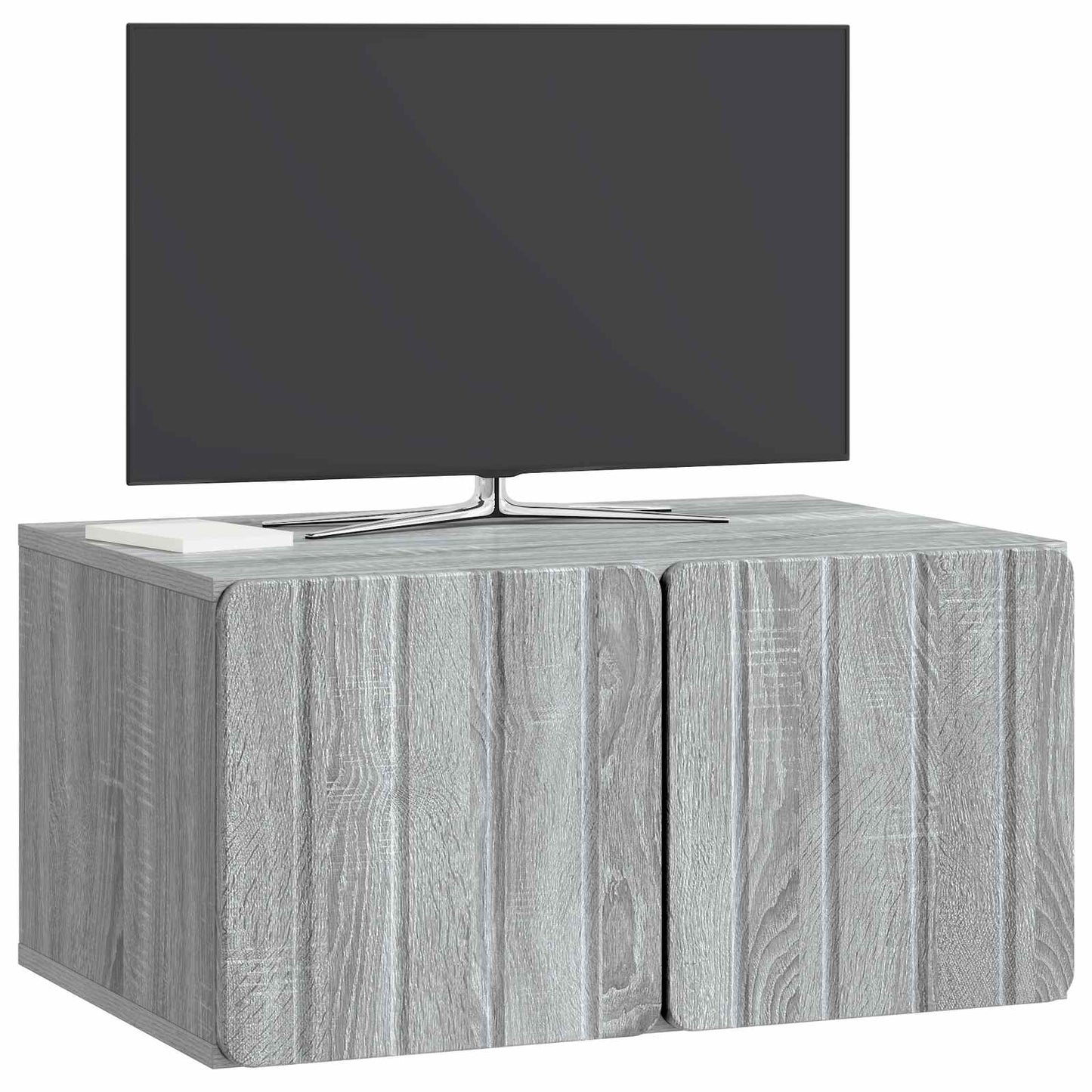 vidaXL Wall-Mounted TV Cabinet 59.5 x 41 x 30 cm Grey Sonoma