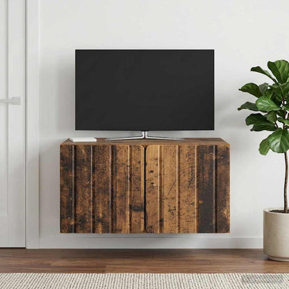 vidaXL Wall-Mounted TV Cabinet 59.5 x 41 x 30 cm Old Wood