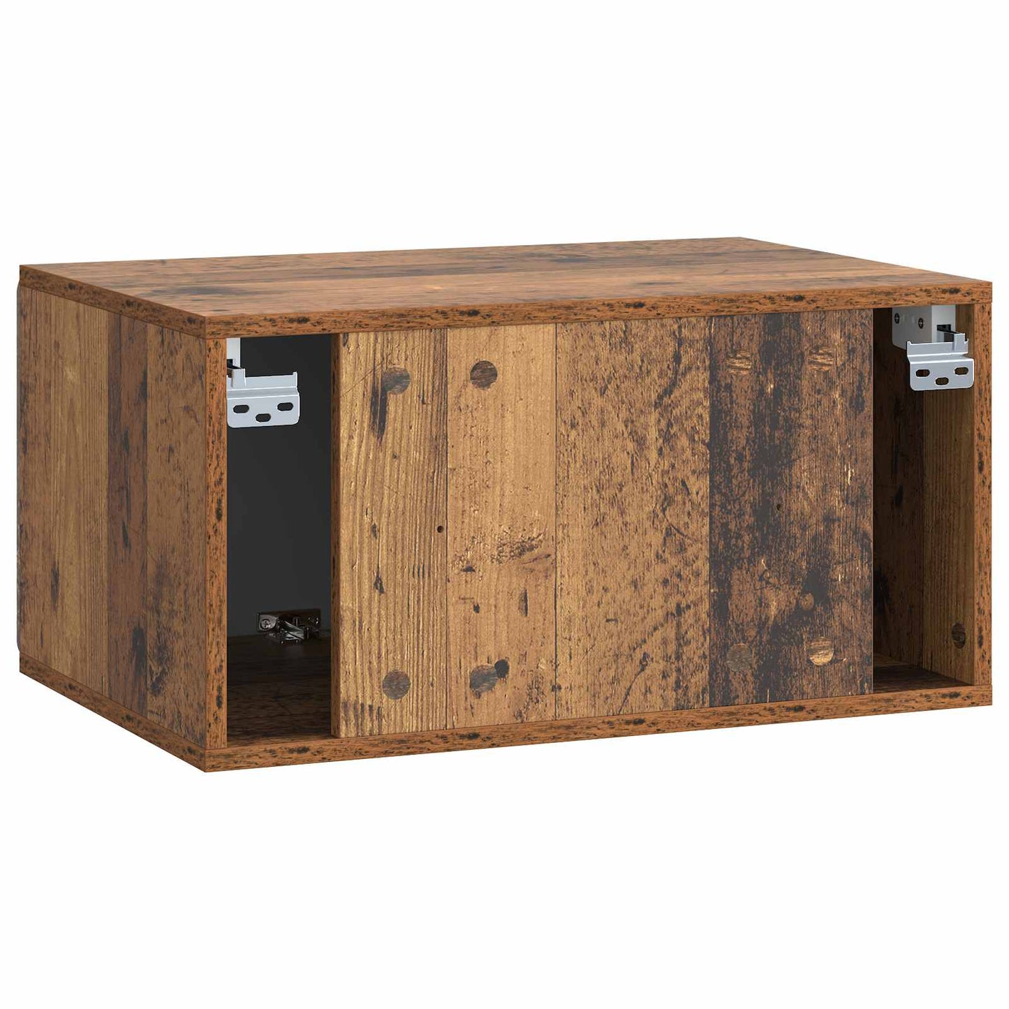 vidaXL Wall-Mounted TV Cabinet 59.5 x 41 x 30 cm Old Wood