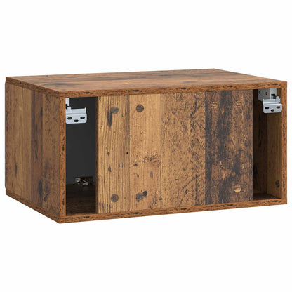 vidaXL Wall-Mounted TV Cabinet 59.5 x 41 x 30 cm Old Wood