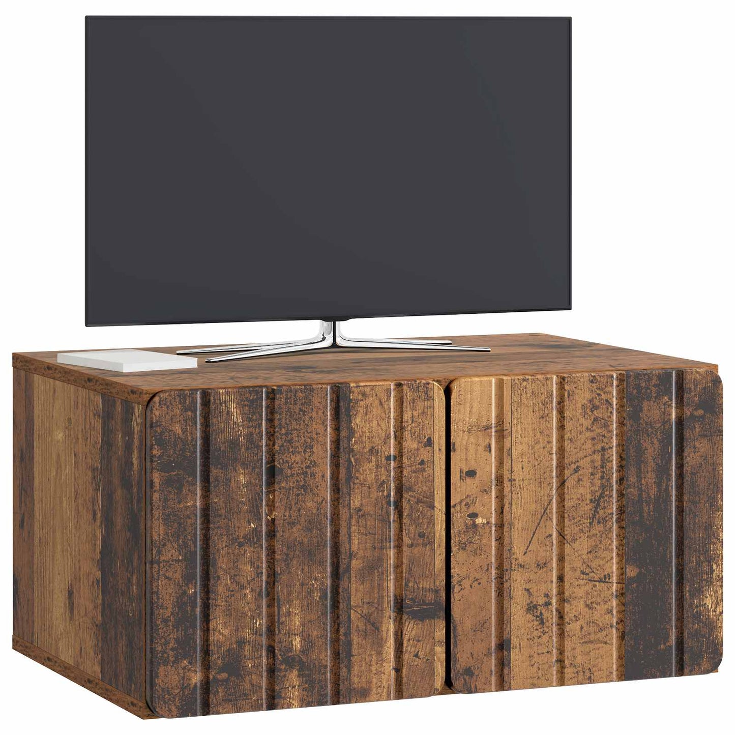 vidaXL Wall-Mounted TV Cabinet 59.5 x 41 x 30 cm Old Wood