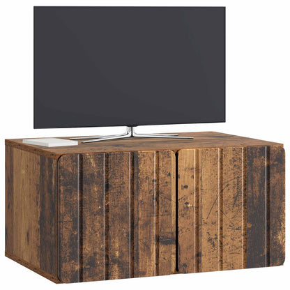 vidaXL Wall-Mounted TV Cabinet 59.5 x 41 x 30 cm Old Wood