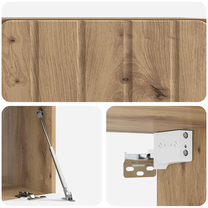 vidaXL Wall-Mounted TV Cabinet 59.5 x 41 x 30 cm Artisan Oak