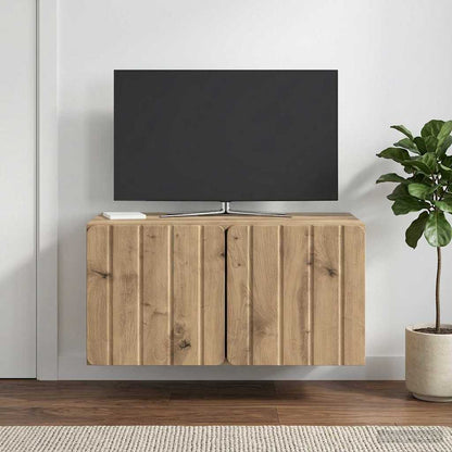 vidaXL Wall-Mounted TV Cabinet 59.5 x 41 x 30 cm Artisan Oak