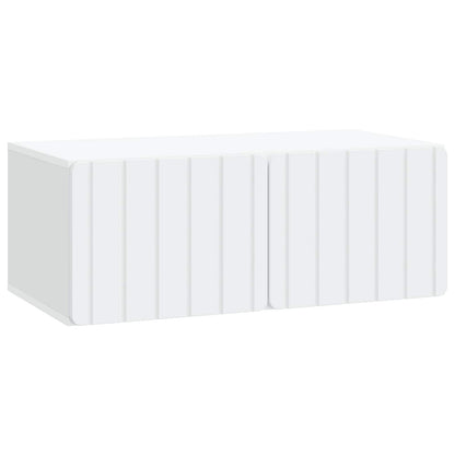 vidaXL Wall-Mounted TV Cabinet White 78.5 x 41 x 30 cm Engineered Wood