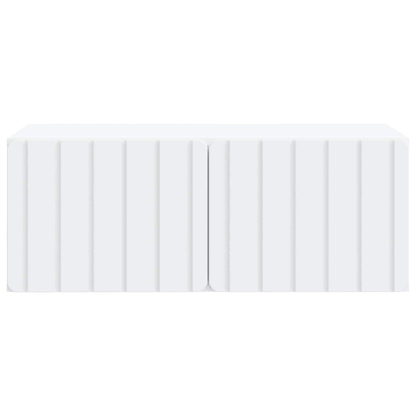 vidaXL Wall-Mounted TV Cabinet White 78.5 x 41 x 30 cm Engineered Wood