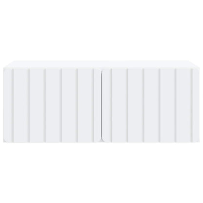 vidaXL Wall-Mounted TV Cabinet White 78.5 x 41 x 30 cm Engineered Wood