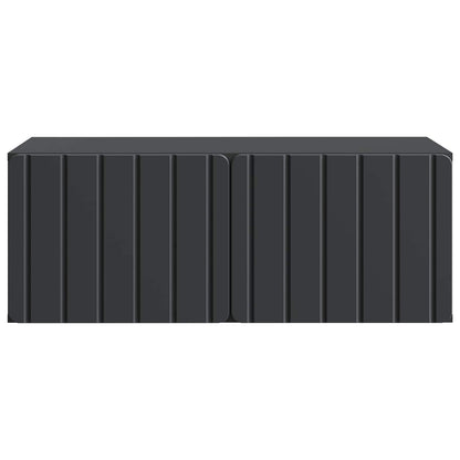 vidaXL Wall-Mounted TV Cabinet 78.5 x 41 x 30 cm Black Engineered Wood