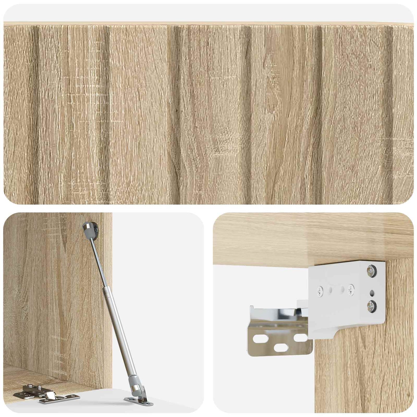 vidaXL Wall-Mounted TV Cabinet 78.5 x 41 x 30 cm Sonoma Oak