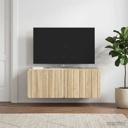 vidaXL Wall-Mounted TV Cabinet 78.5 x 41 x 30 cm Sonoma Oak