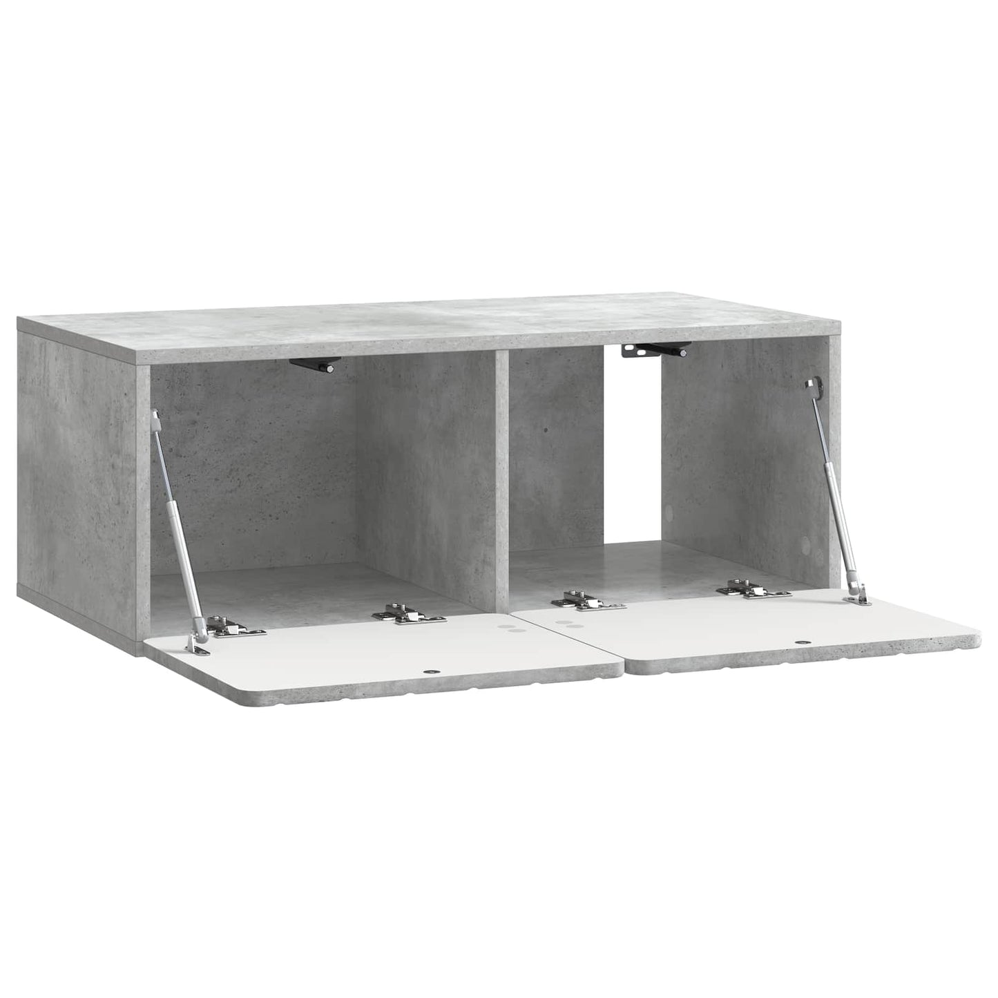 vidaXL Wall-Mounted TV Cabinet 78.5 x 41 x 30 cm Concrete Grey