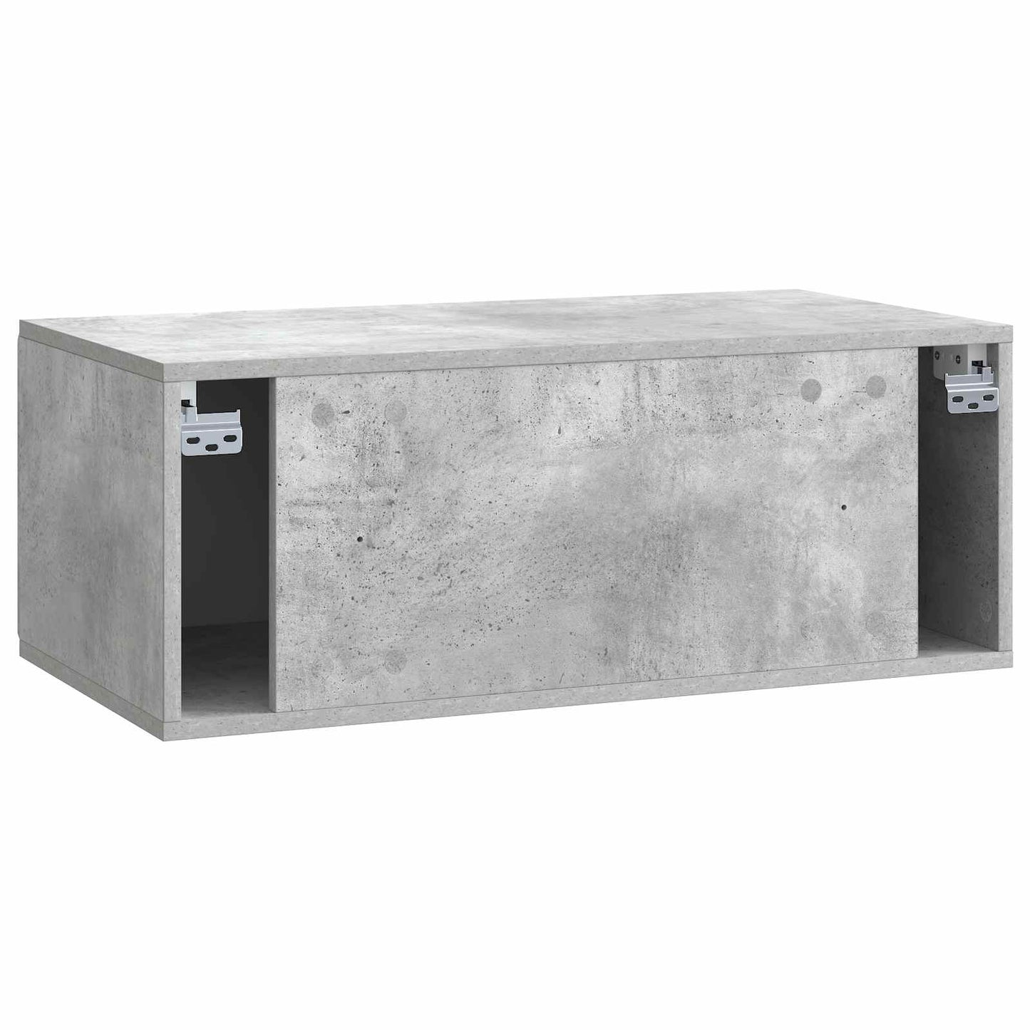 vidaXL Wall-Mounted TV Cabinet 78.5 x 41 x 30 cm Concrete Grey