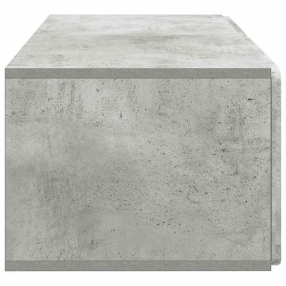 vidaXL Wall-Mounted TV Cabinet 78.5 x 41 x 30 cm Concrete Grey
