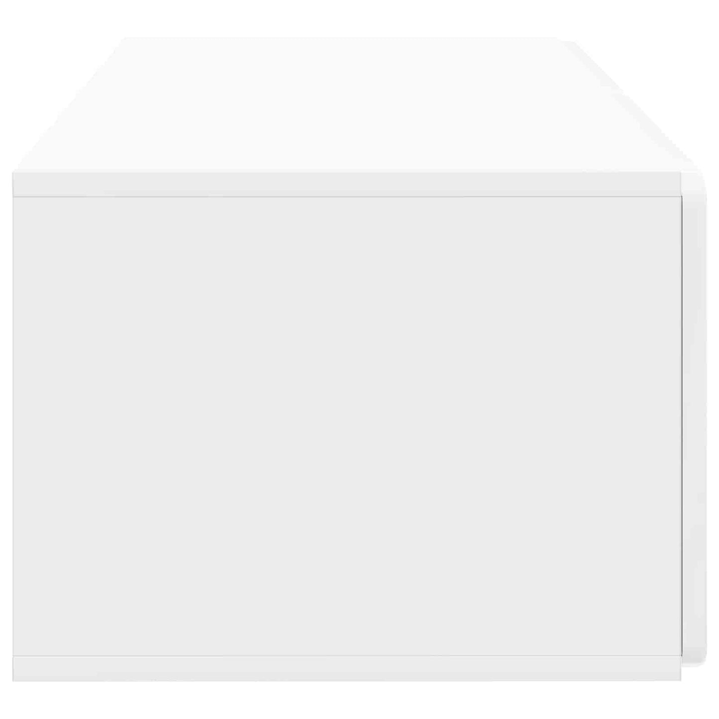 vidaXL Wall-Mounted TV Cabinet 78.5 x 41 x 30 cm High Gloss White