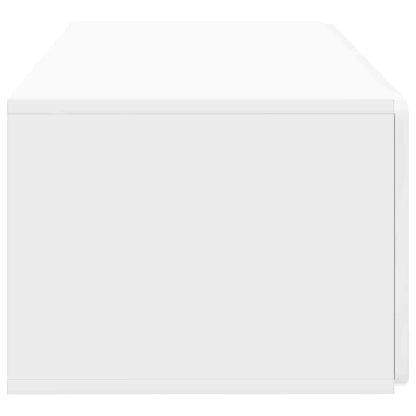 vidaXL Wall-Mounted TV Cabinet 78.5 x 41 x 30 cm High Gloss White